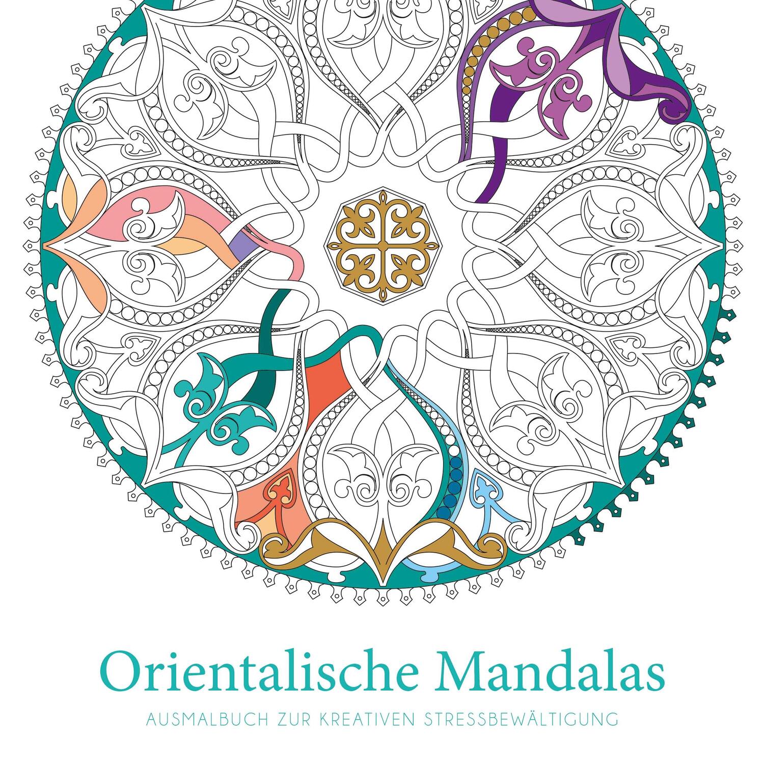Cover: 9788863125542 | Orientalische Mandalas | Ausmalbuch zur kreativen Stressbewältigung