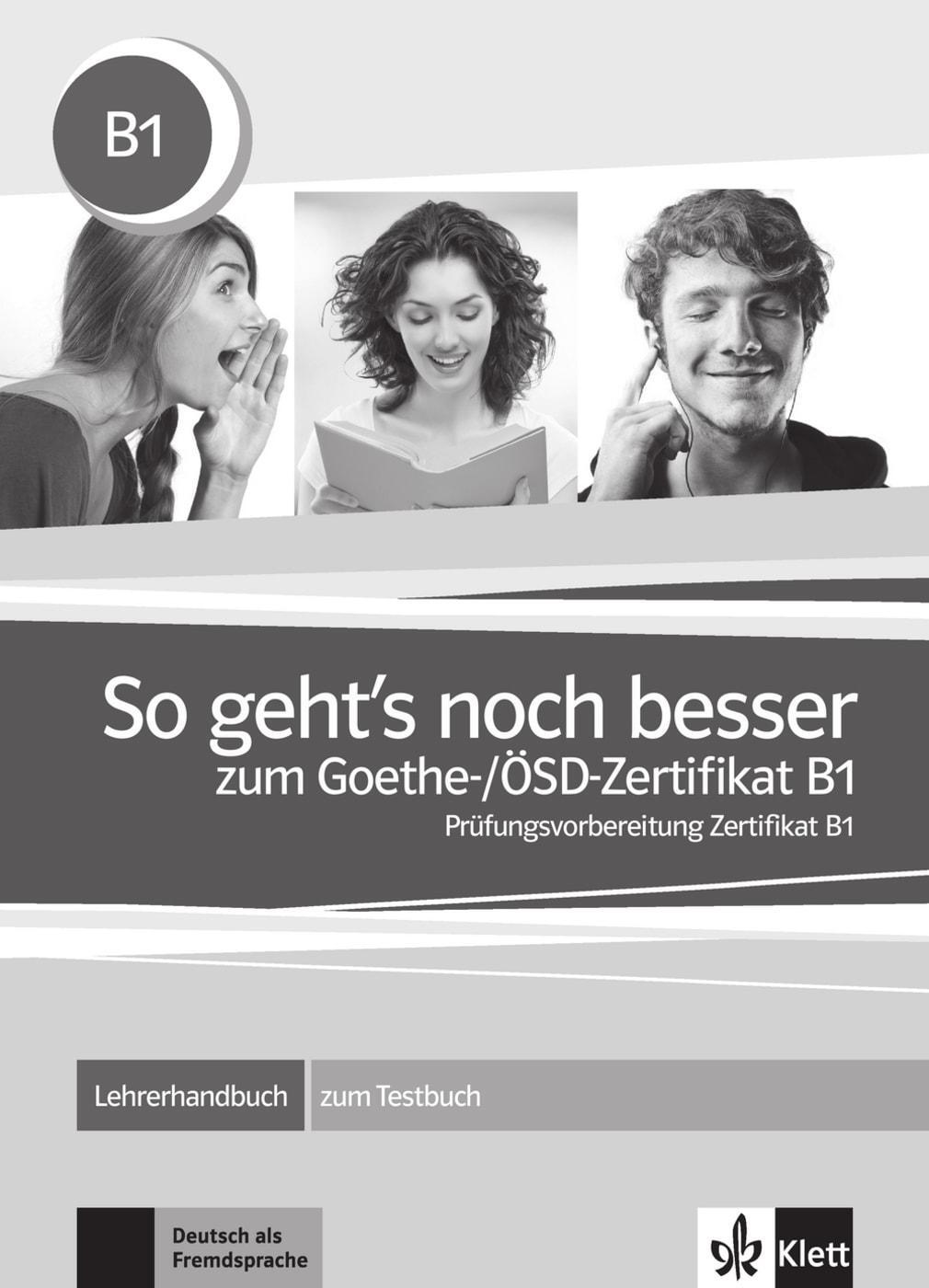 Cover: 9783126758550 | So geht's noch besser zum Goethe-/ÖSD-Zertifikat B1. Lehrerhandbuch