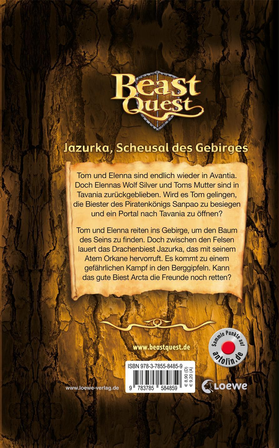 Bild: 9783785584859 | Beast Quest - Jazurka, Scheusal des Gebirges | Band 46 | Adam Blade