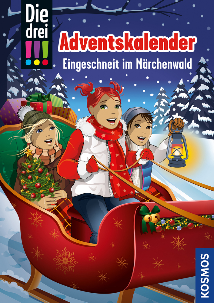Cover: 9783440162286 | Die drei !!! Adventskalender - Eingeschneit im Märchenwald | Buch