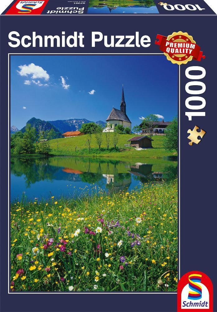 Cover: 4001504573911 | Inzell, Einsiedlhof und Kirche St. Nikolaus | Spiel | Schachtel | 2023