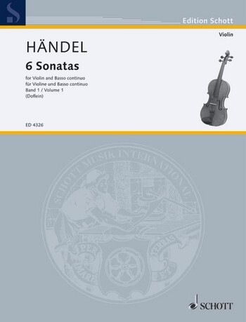 Cover: 9790001051026 | 6 Sonaten | Georg Friedrich Händel | Broschüre | 56 S. | Deutsch