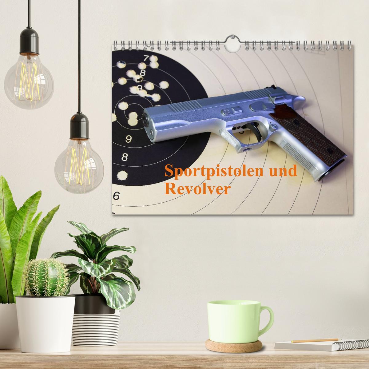 Bild: 9783435480531 | Sportpistolen und Revolver (Wandkalender 2025 DIN A4 quer),...