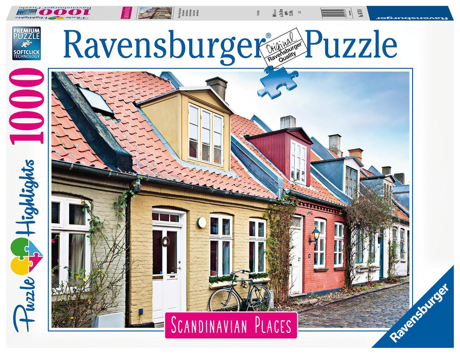Cover: 4005556167418 | Ravensburger Puzzle Scandinavian Places 16741 - Häuser in Aarhus,...