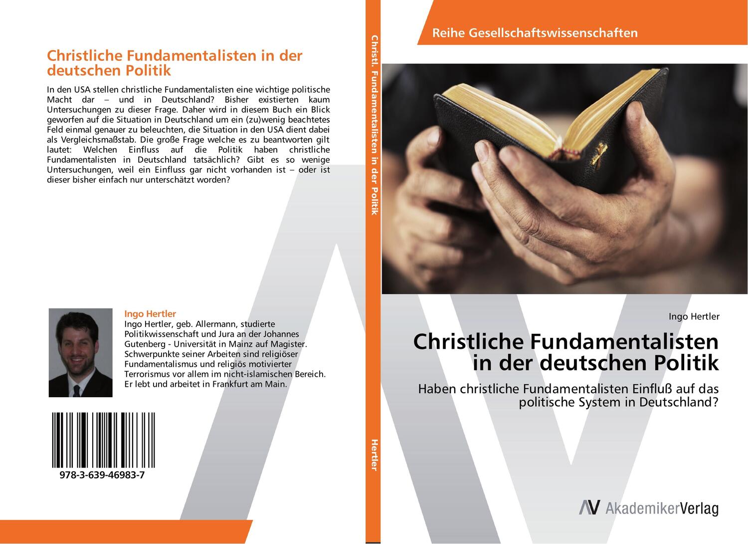 Cover: 9783639469837 | Christliche Fundamentalisten in der deutschen Politik | Ingo Hertler