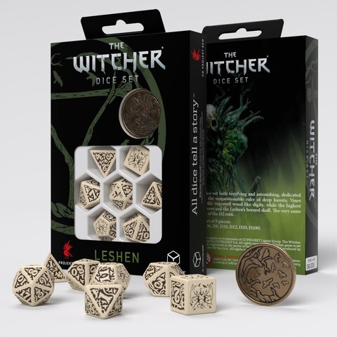 Cover: 5907699496921 | The Witcher Dice Set. Leshen - The Master of Crows | Q-workshop