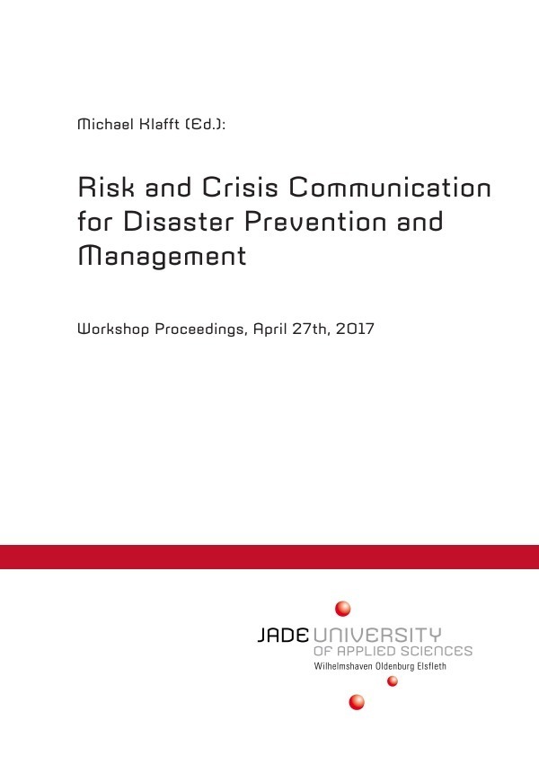 Cover: 9783745054484 | Risk and Crisis Communication for Disaster Prevention and Management