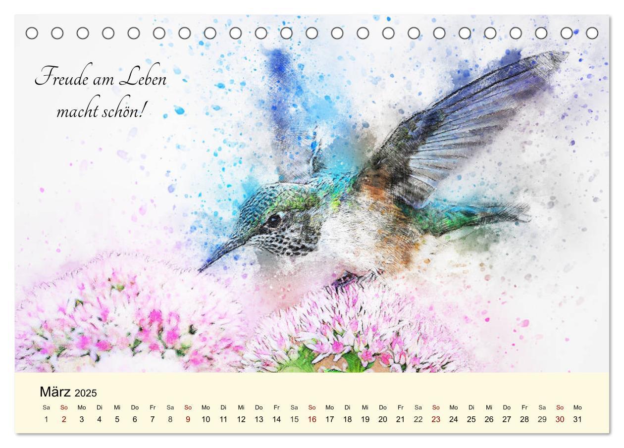 Bild: 9783435182589 | Aquarelle und Lebensweisheiten (Tischkalender 2025 DIN A5 quer),...