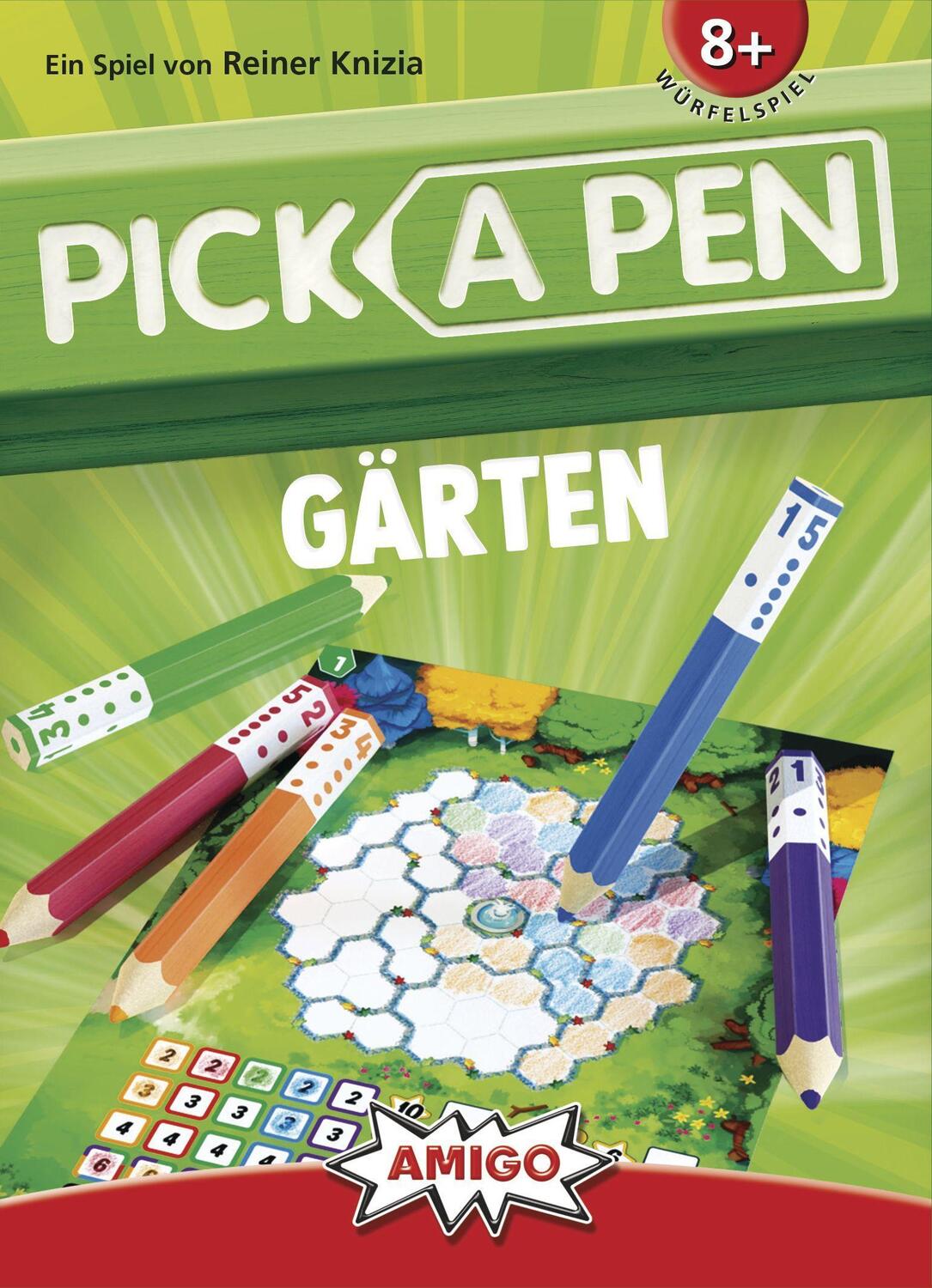 Cover: 4007396024104 | Pick a Pen: Gärten | AMIGO - Familienspiel | AMIGO Spiel Freizeit