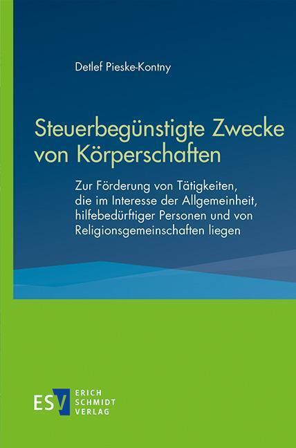 Cover: 9783503236558 | Steuerbegünstigte Zwecke von Körperschaften | Detlef Pieske-Kontny