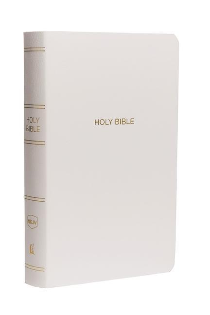 Cover: 9780718075163 | NKJV, Gift and Award Bible, Leather-Look, White, Red Letter,...