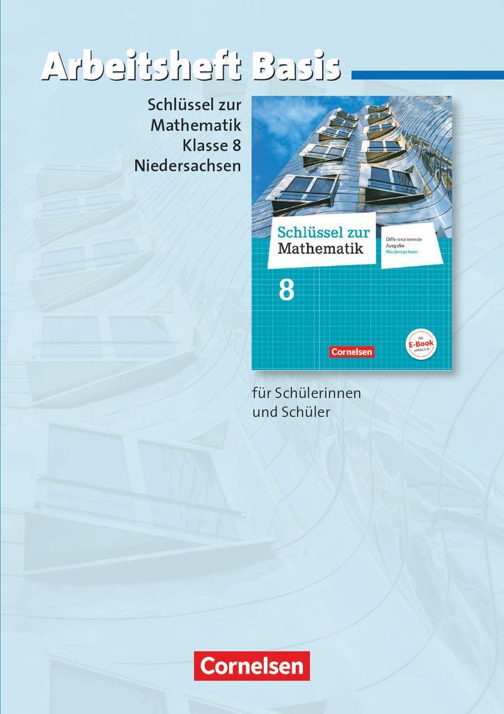Cover: 9783060067510 | Schlüssel zur Mathematik 8. Schuljahr. Arbeitsheft Basis mit...