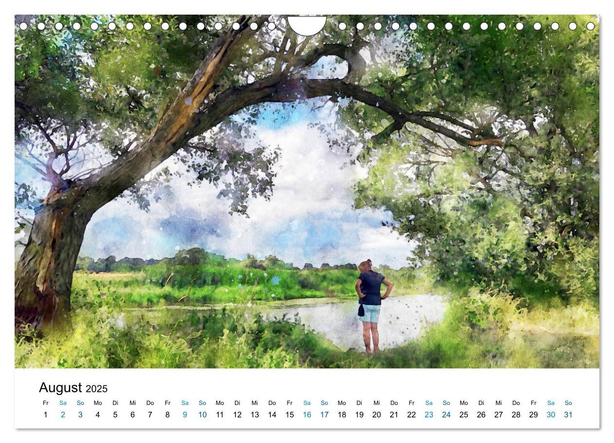 Bild: 9783435143474 | Havelland in Aquarell (Wandkalender 2025 DIN A4 quer), CALVENDO...