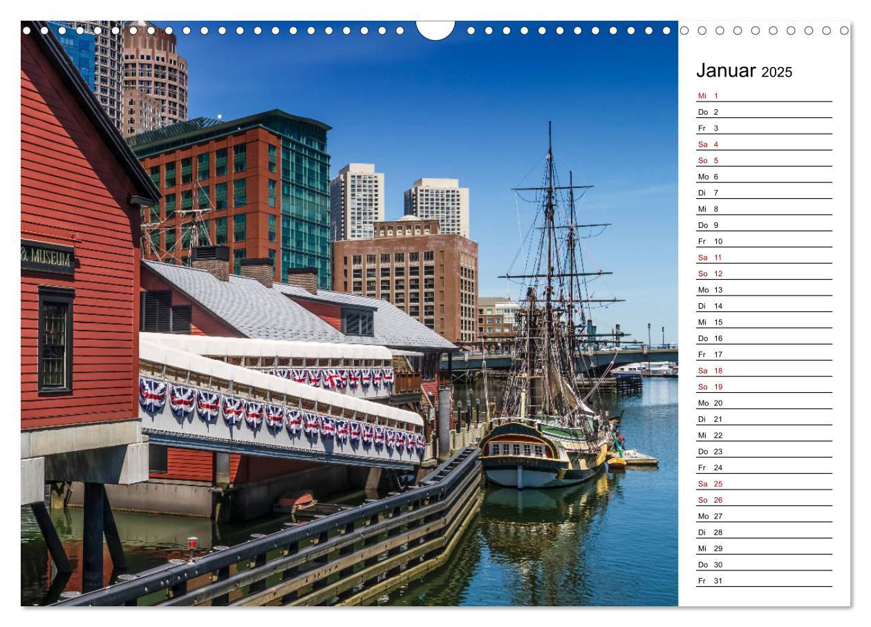 Bild: 9783435368402 | Stadtansichten aus Boston (Wandkalender 2025 DIN A3 quer), CALVENDO...