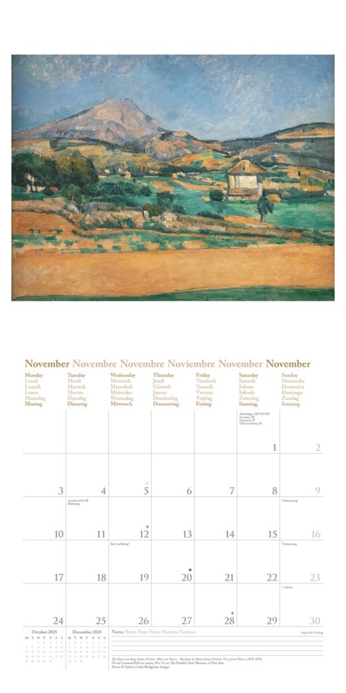 Bild: 4002725994943 | N NEUMANNVERLAGE - Paul Cézanne 2025 Broschürenkalender, 30x30cm,...