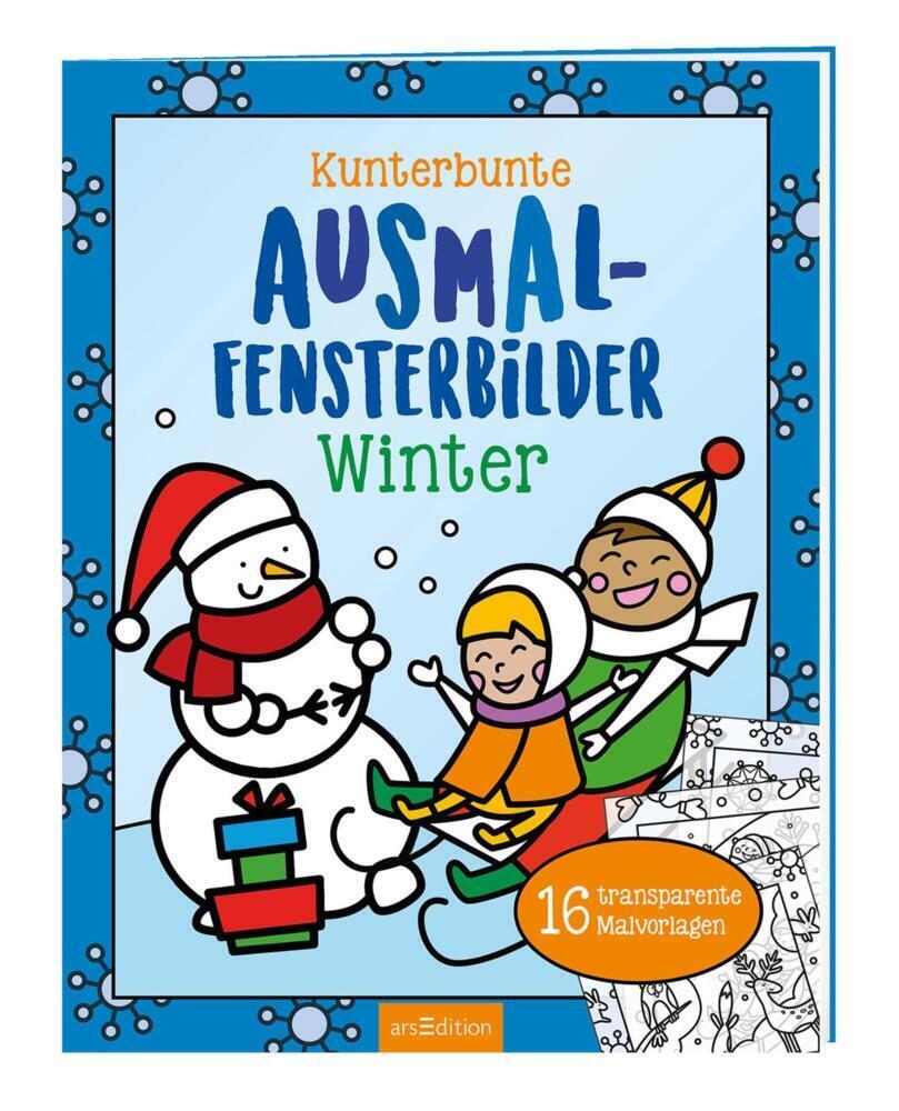 Cover: 9783845837673 | Kunterbunte Ausmal-Fensterbilder - Winter | Holly McRowan | Buch