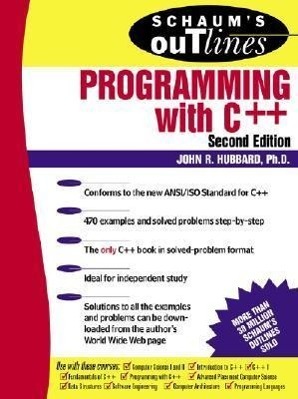 Cover: 9780071353465 | Schaum's Outline of Programming with C++ | John Hubbard | Taschenbuch