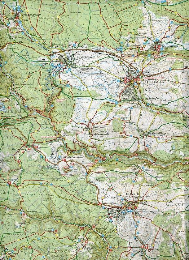 Bild: 9783890216027 | LGL BW 50 000 Freizeit Waldshut-Tiengen / Schluchsee | (Land-)Karte