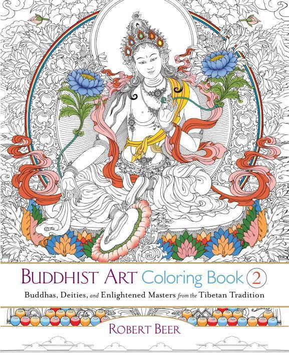 Cover: 9781611803525 | Buddhist Art Coloring, Book 2: Buddhas, Deities, and Enlightened...