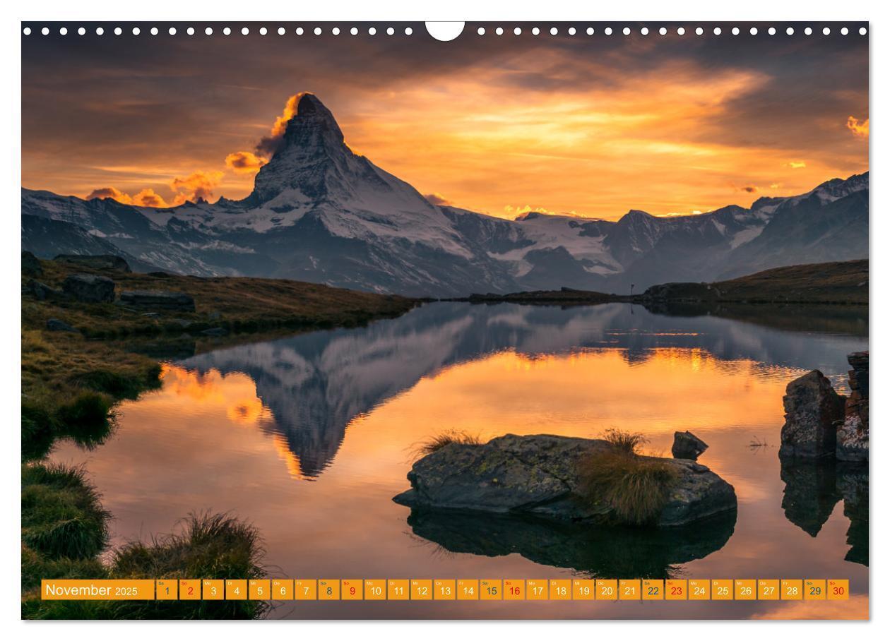 Bild: 9783383826337 | MATTERHORN Impressionen (Wandkalender 2025 DIN A3 quer), CALVENDO...