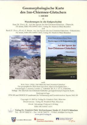 Cover: 9783899371109 | Geomorphologische Karte des Inn-Chiemsee-Gletschers | (Land-)Karte