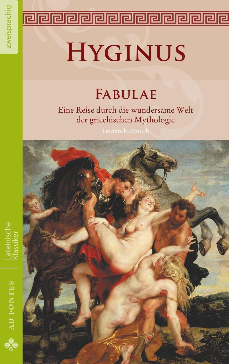 Cover: 9783945924341 | Fabulae | Gaius Julius Hyginus | Taschenbuch | Lateinische Klassiker
