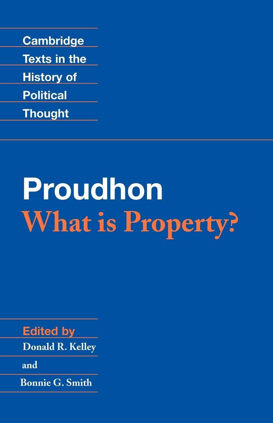Cover: 9780521405560 | Proudhon | What Is Property? | Joseph Pierre (u. a.) | Taschenbuch