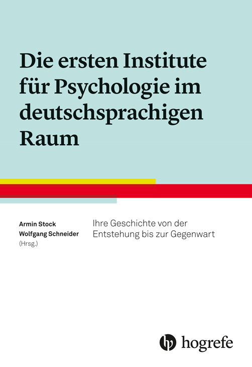 Cover: 9783801730185 | Die ersten Institute für Psychologie im deutschsprachigen Raum | Buch