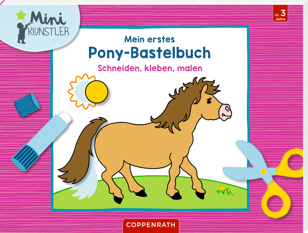 Cover: 9783649642138 | Mein erstes Pony-Bastelbuch | Schneiden, kleben, malen | Philipp Roß