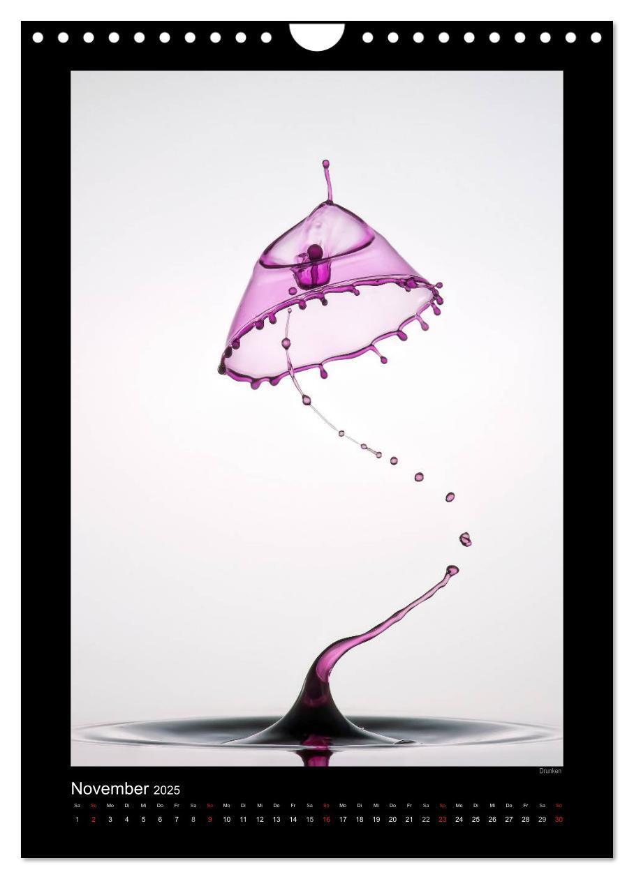 Bild: 9783457088791 | Liquid Art - Wassertropfen in Perfektion (Wandkalender 2025 DIN A4...