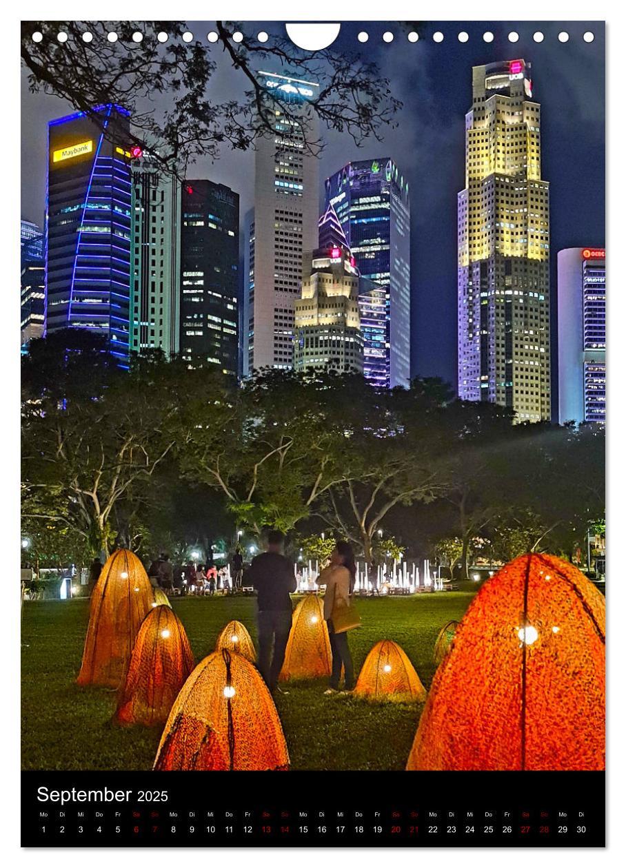 Bild: 9783457225370 | Singapur - Faszinierende Lichterwelt Marina Bay (Wandkalender 2025...