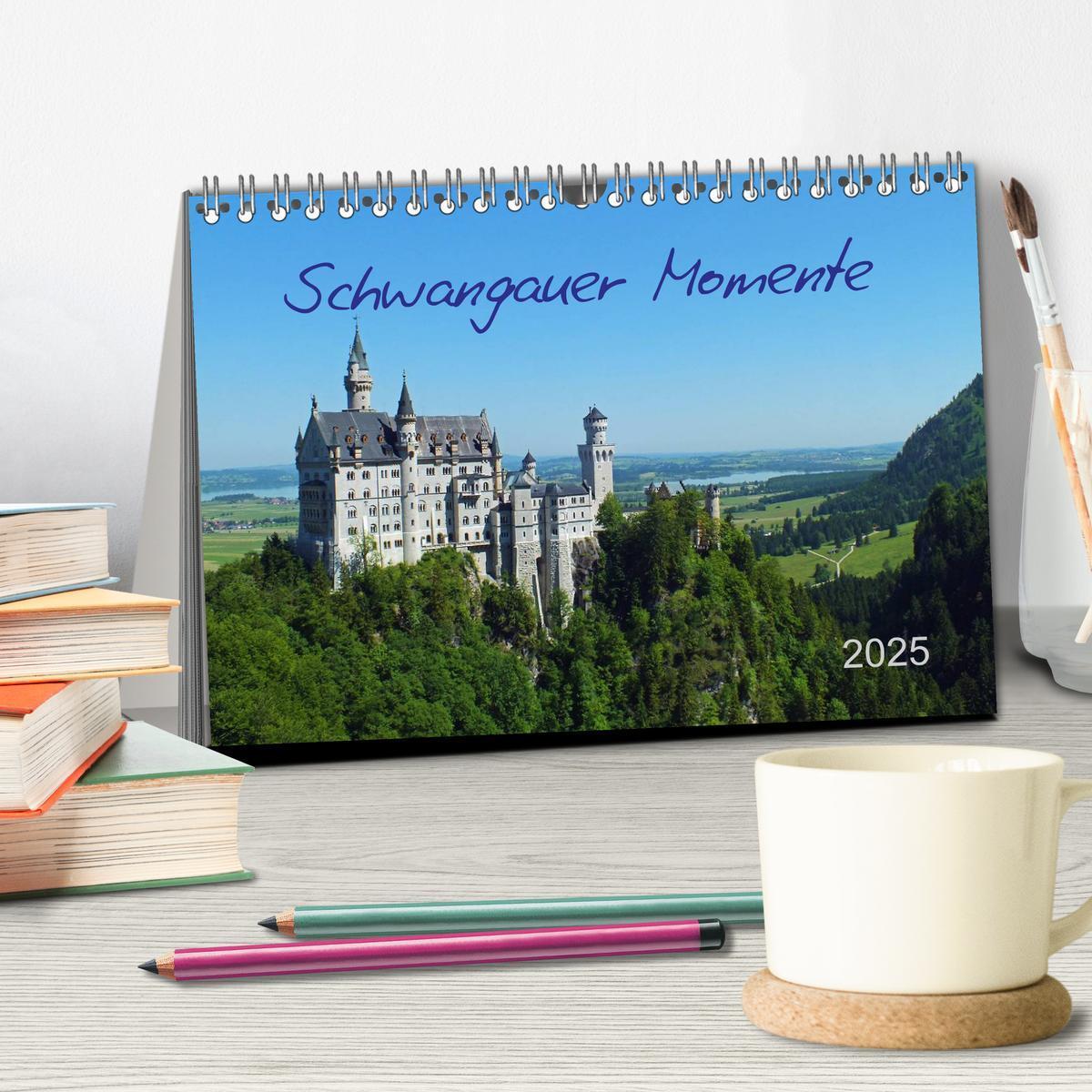 Bild: 9783435664658 | Schwangauer Momente (Tischkalender 2025 DIN A5 quer), CALVENDO...