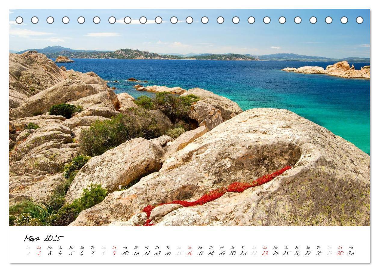 Bild: 9783435815197 | SMARAGDENSCHATZ - SARDINIEN (Tischkalender 2025 DIN A5 quer),...