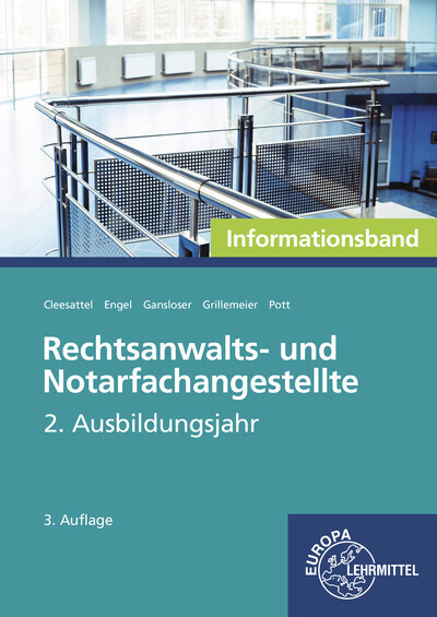 Cover: 9783808549902 | Rechtsanwalts- und Notarfachangestellte, Informationsband | 2 | Buch