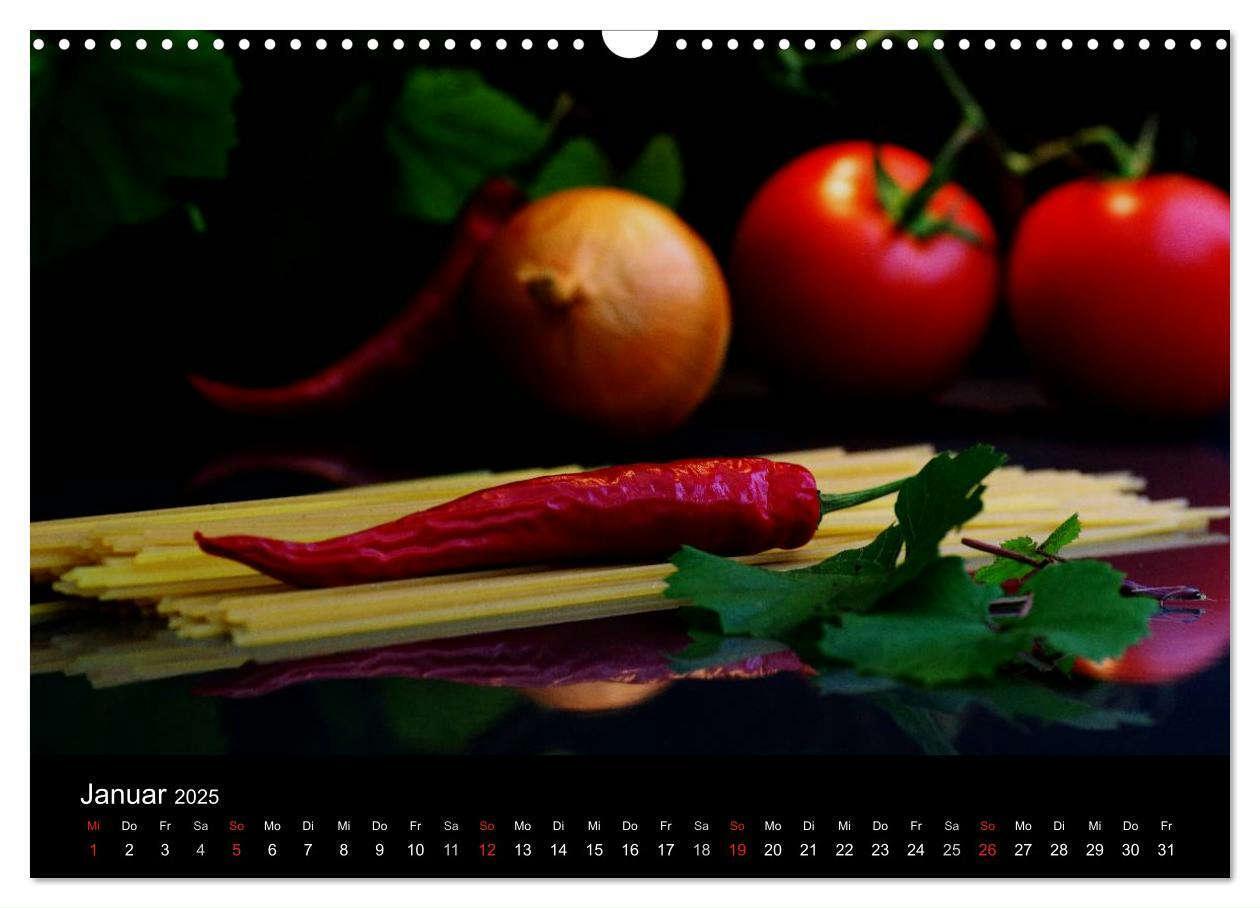 Bild: 9783435783373 | Pasta Kreationen (Wandkalender 2025 DIN A3 quer), CALVENDO...