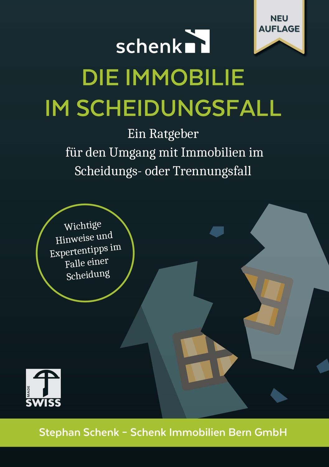 Cover: 9783756856046 | Die Immobilie im Scheidungsfall | Stephan Schenk | Taschenbuch | 28 S.