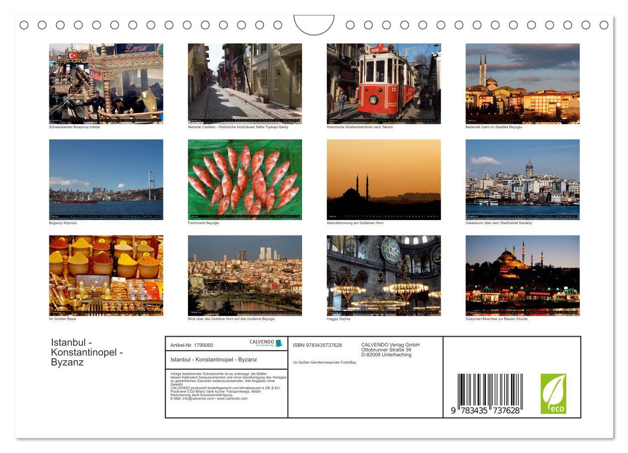 Bild: 9783435737628 | Istanbul - Konstantinopel - Byzanz (Wandkalender 2025 DIN A4 quer),...