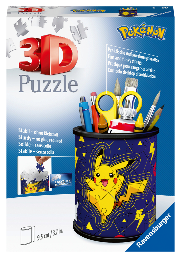 Cover: 4005556112579 | Ravensburger 3D Puzzle 11257 - Utensilo Pokémon Pikachu - 54 Teile...