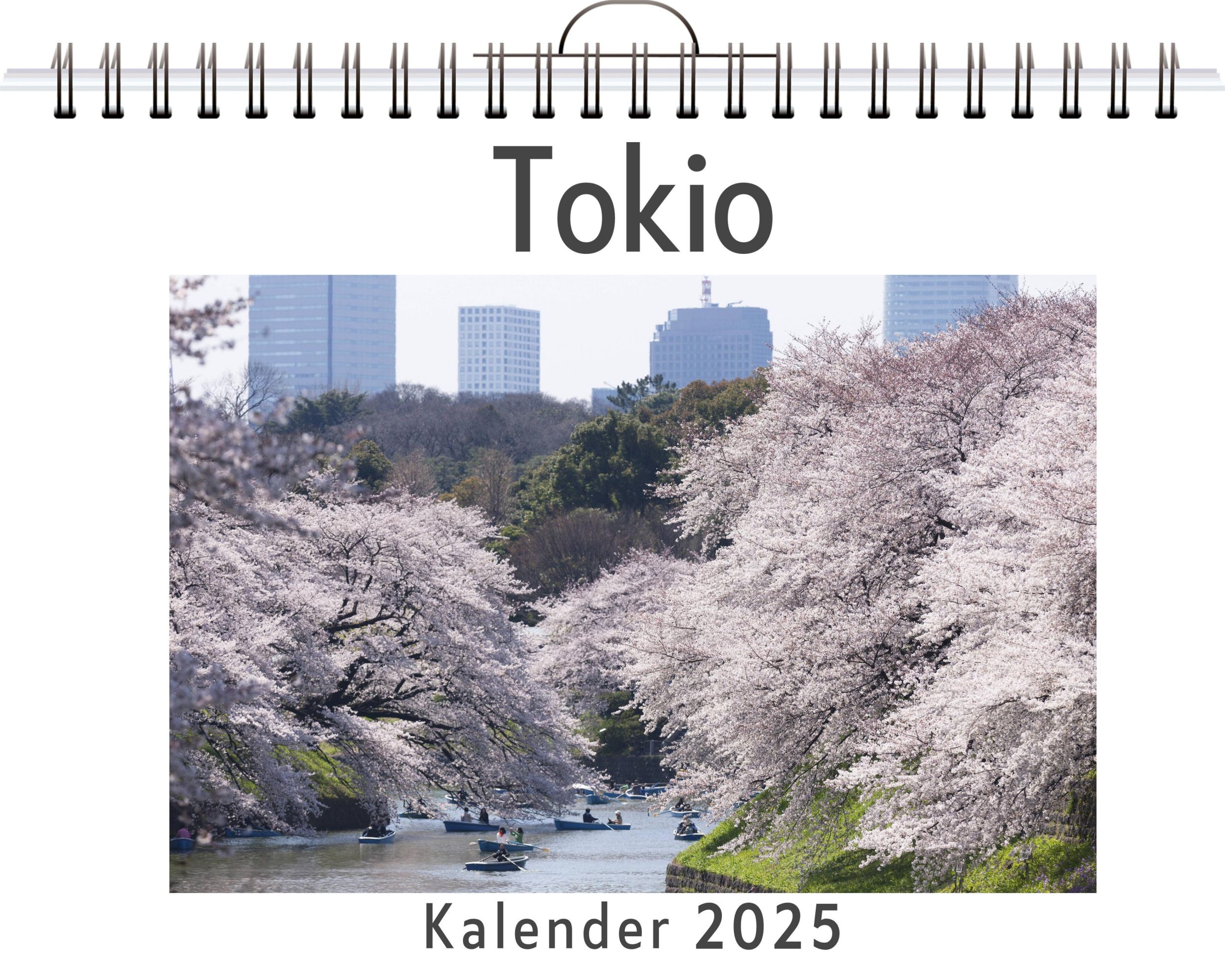 Cover: 9783759123046 | Tokio - (Wandkalender 2025, Kalender DIN A4 quer, Monatskalender im...