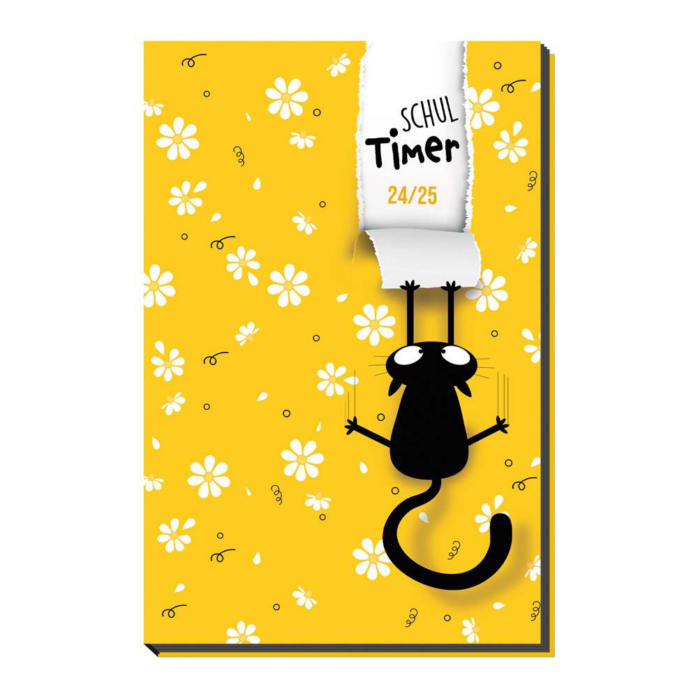 Cover: 9783988023063 | Trötsch Schülerkalender Flexi Flower Cat 24/25 | Co.KG | Taschenbuch