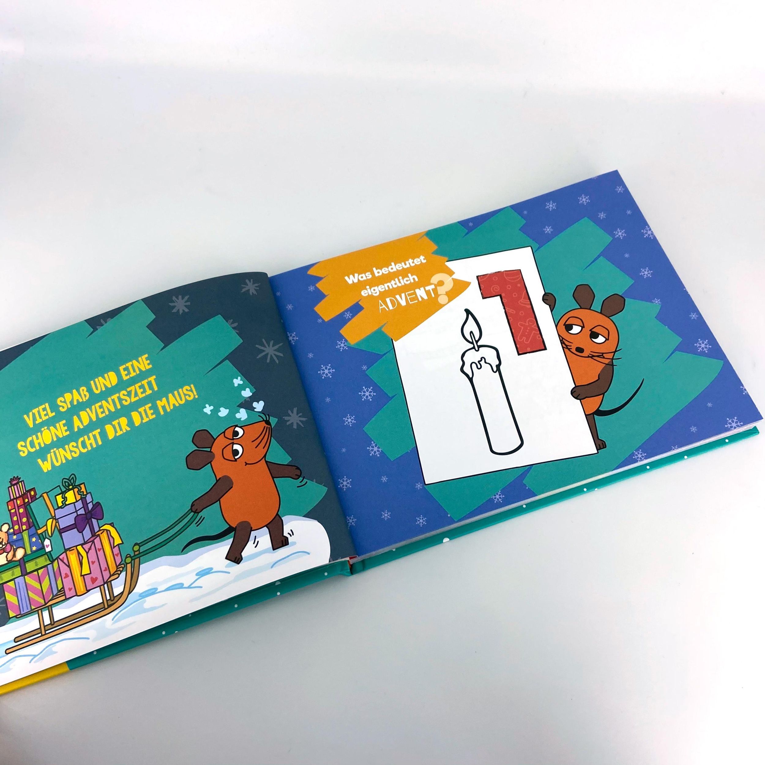 Bild: 9783742315526 | Die Maus - Mein Mitmach-Adventskalender | Kalender | 100 S. | Deutsch