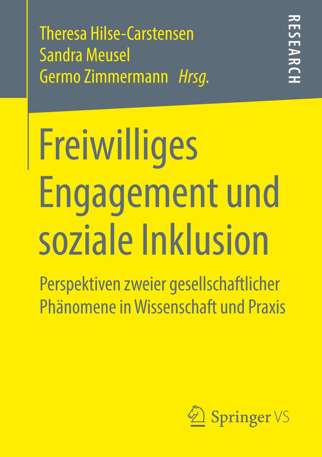 Cover: 9783658236717 | Freiwilliges Engagement und soziale Inklusion | Taschenbuch