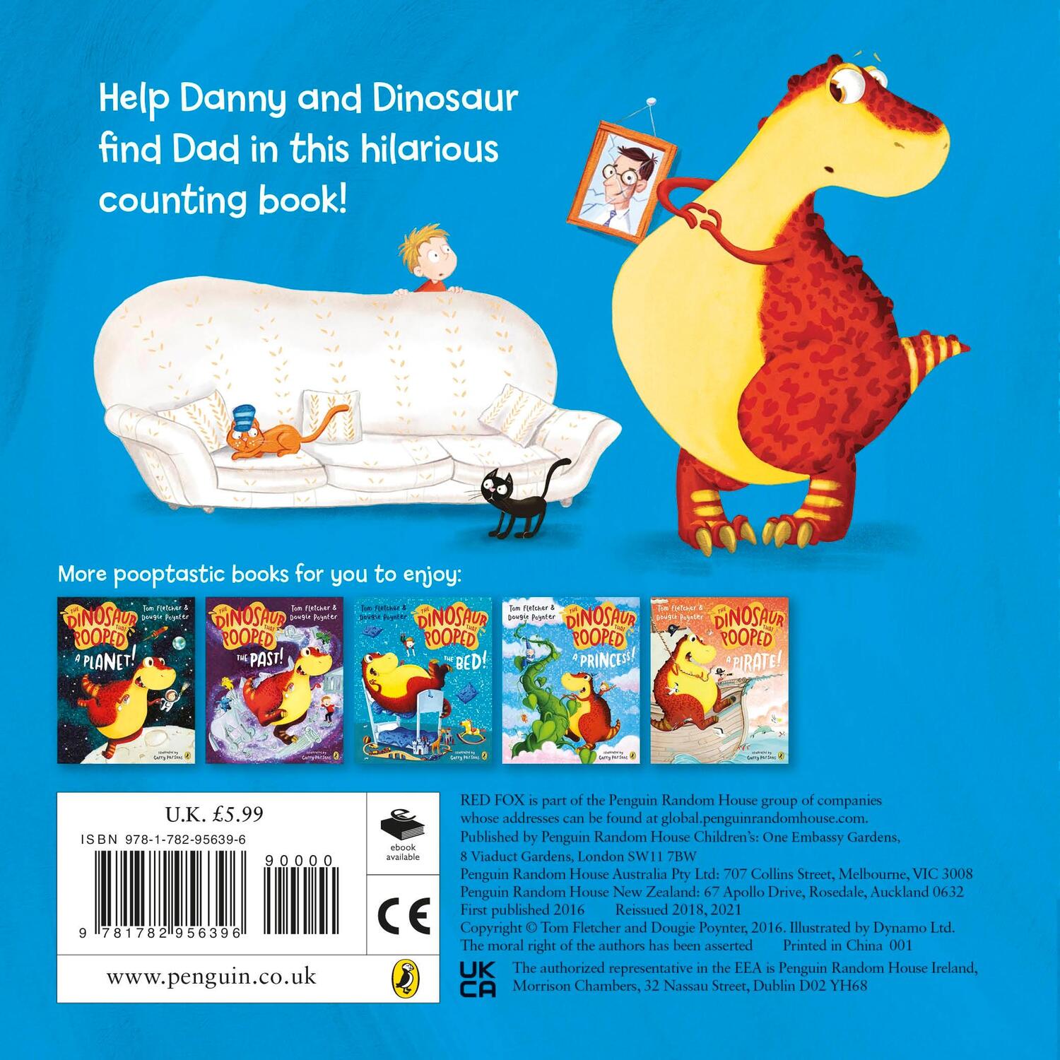 Rückseite: 9781782956396 | The Dinosaur that Pooped Daddy! | A Counting Book | Fletcher (u. a.)