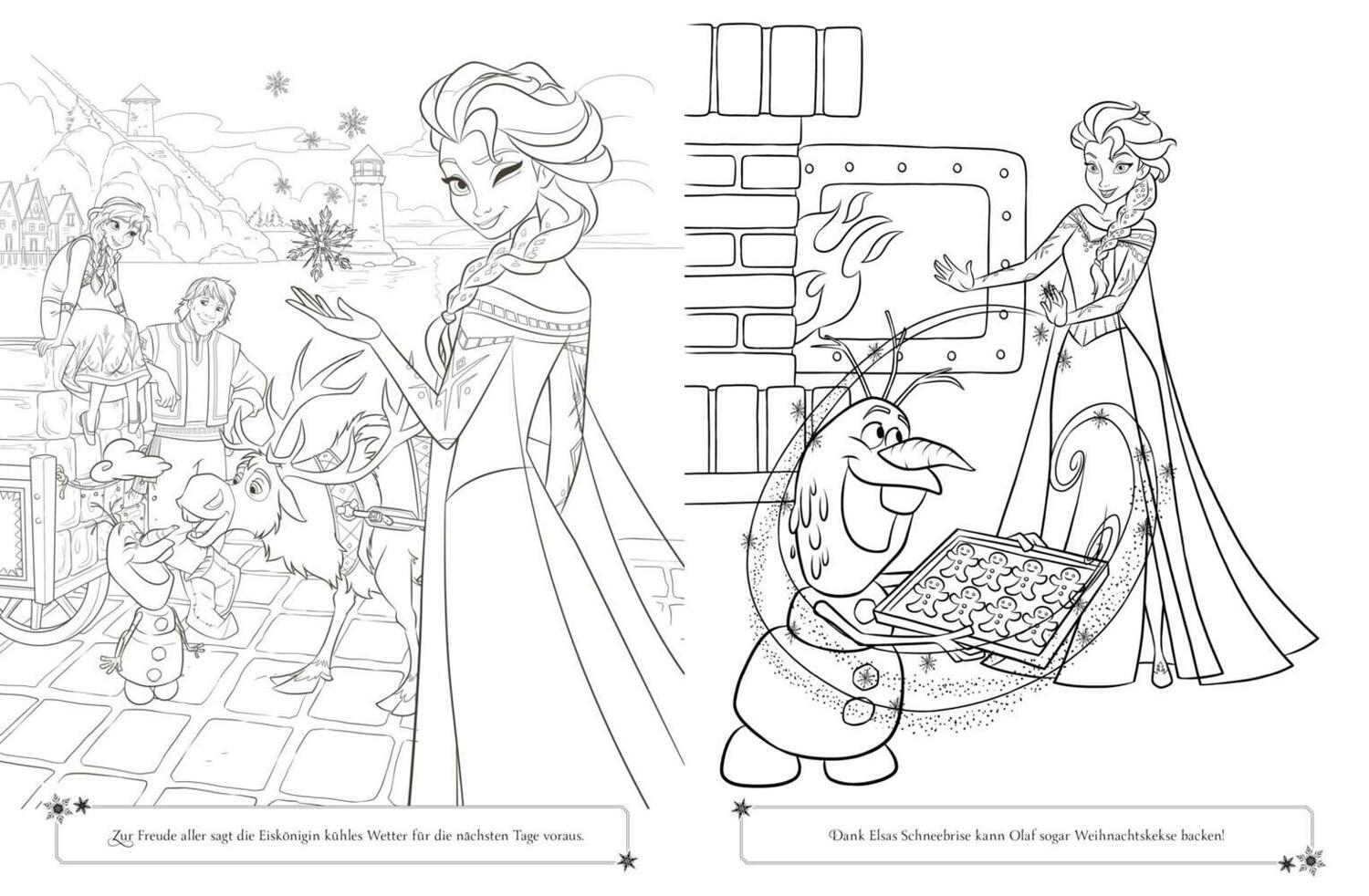 Bild: 9783845121420 | Disney Die Eiskönigin: Mein Adventskalender-Malbuch | Taschenbuch