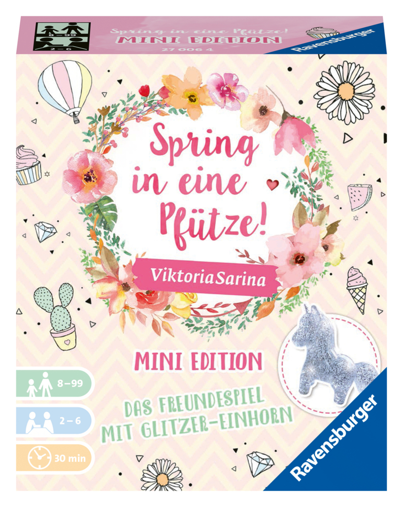 Cover: 4005556270064 | Ravensburger Familienspiel - Spring in eine Pfütze! - Mini Edition...