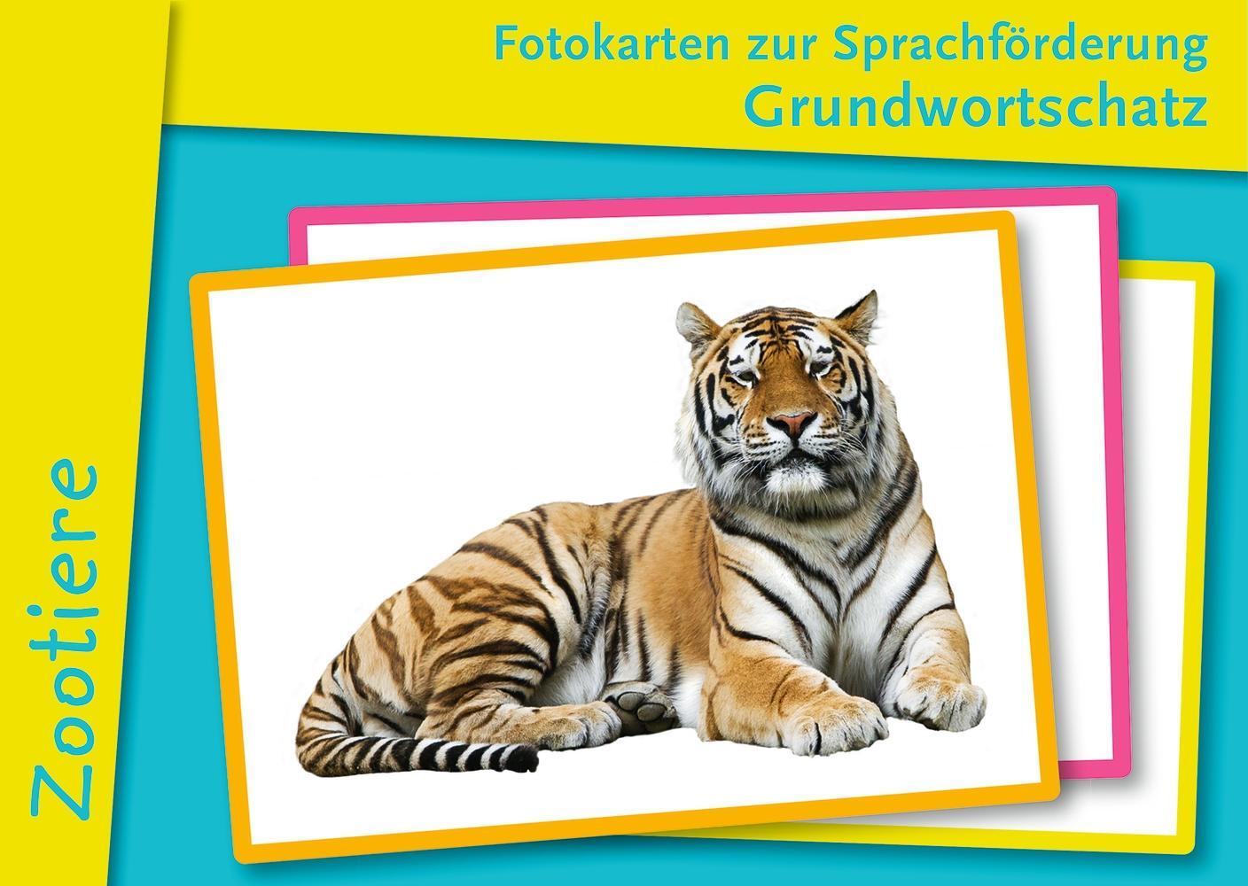 Cover: 9783834649843 | Grundwortschatz  Zootiere | Box | Fotokarten zur Sprachförderung