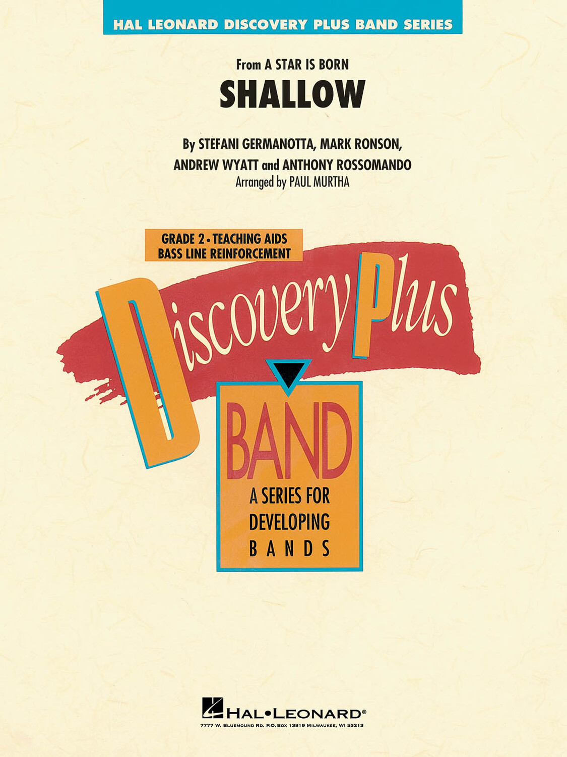 Cover: 888680908959 | Shallow | (from A Star Is Born) | Discovery Plus Concert Band