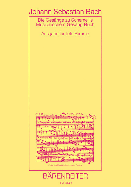 Cover: 9790006434701 | Die Gesänge zu George Christian Schemellis 'Musicalischem...