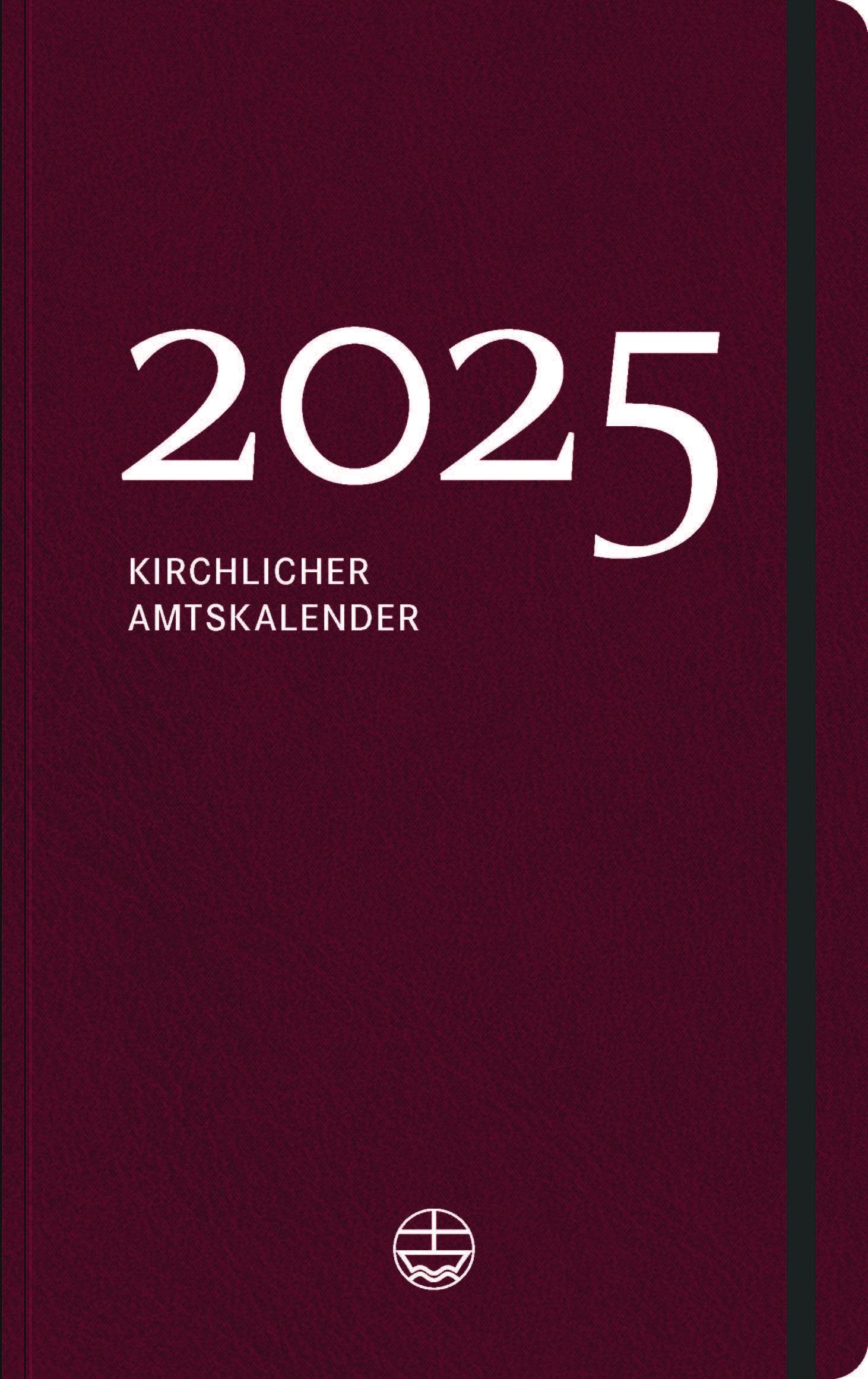 Cover: 9783374076000 | Kirchlicher Amtskalender - rot 2025 | Jörg Neijenhuis | Kalender