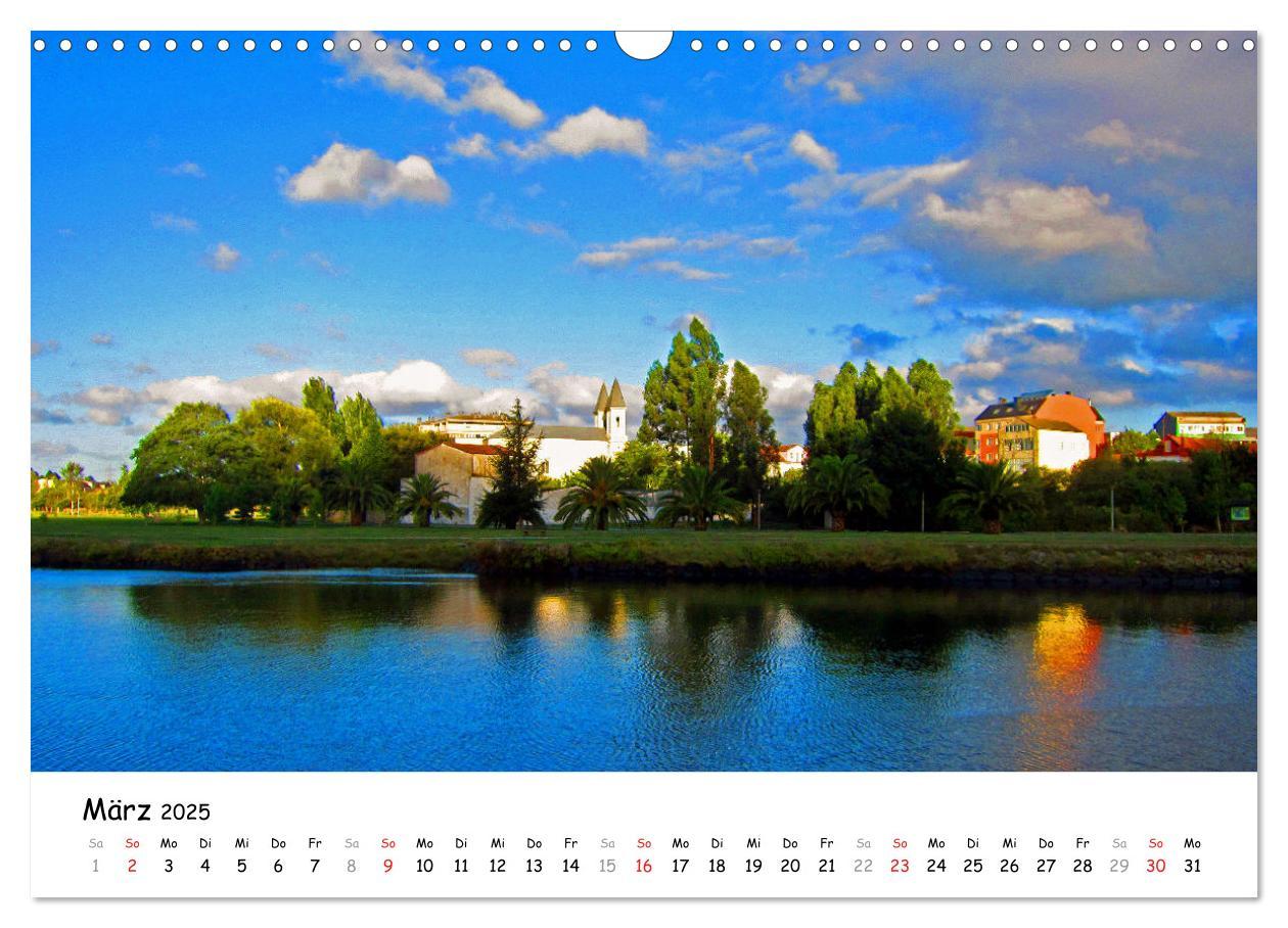 Bild: 9783435193295 | Jakobsweg - Camino Ingles (Wandkalender 2025 DIN A3 quer), CALVENDO...